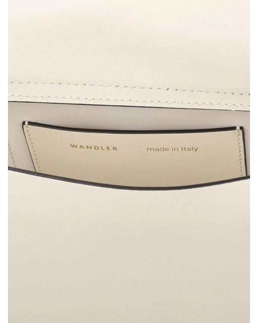 Wandler White Mini Handtasche Aus Leder "hortensia"