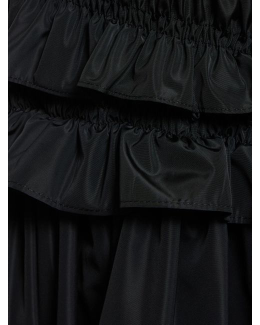 Vestido midi de faille reciclado CECILIE BAHNSEN de color Black