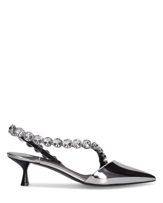Stella McCartney Stella Iconic 人工レザーパンプス 50mm Metallic