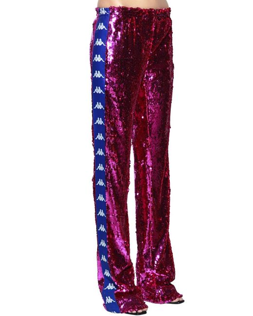 Faith Connexion Multicolor Kappa Sequined Track Pants