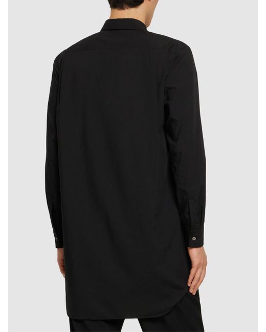 Comme des Garçons Black Oversized Fitted Tech Shirt for men