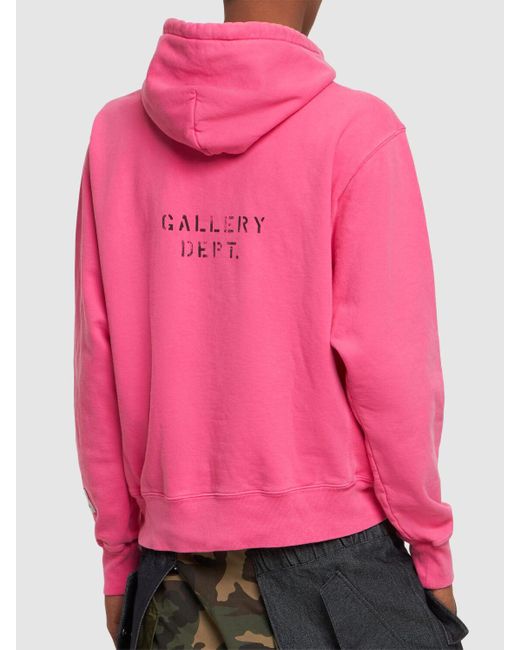 Sudadera con logo y capucha GALLERY DEPT. de hombre de color Pink