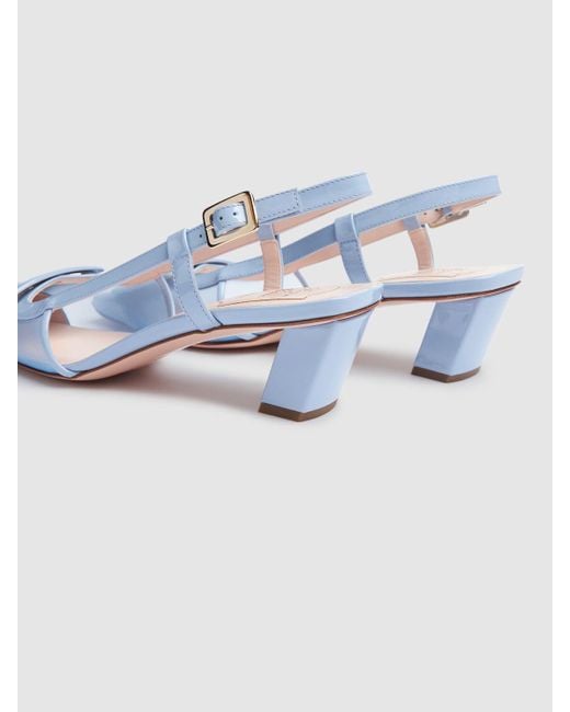 Roger Vivier Belle Vivier メッシュスリングバックパンプス 45mm White