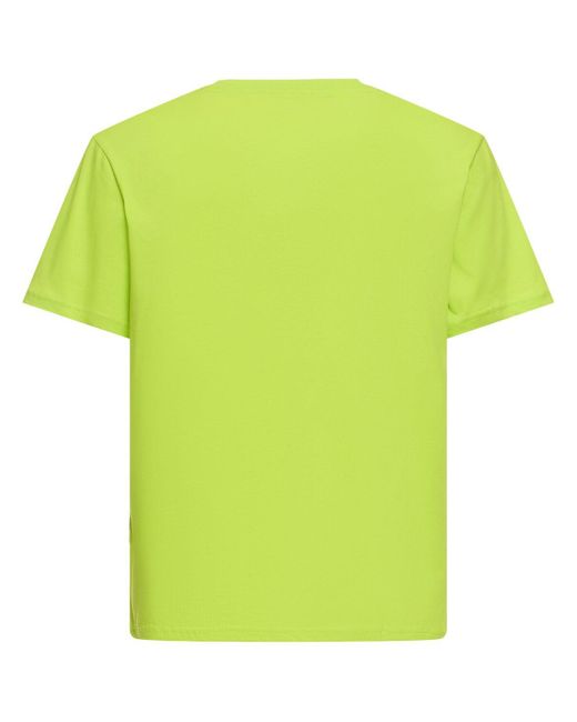 Sundek Green Logo Print Cotton Jersey T-shirt for men
