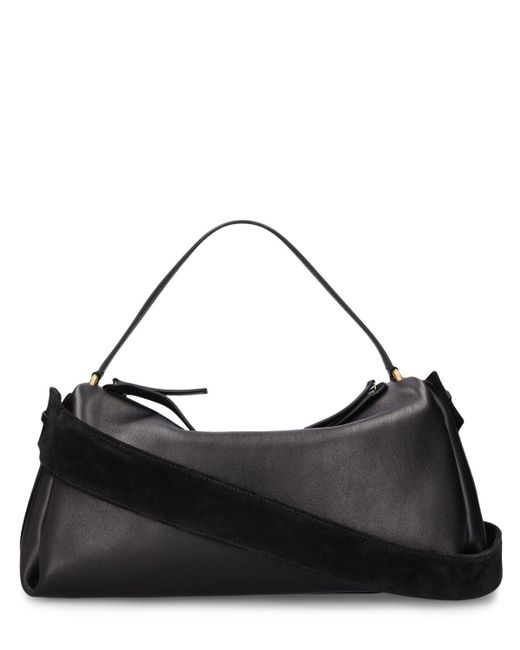 Neous Black Scorpius Leather Shoulder Bag