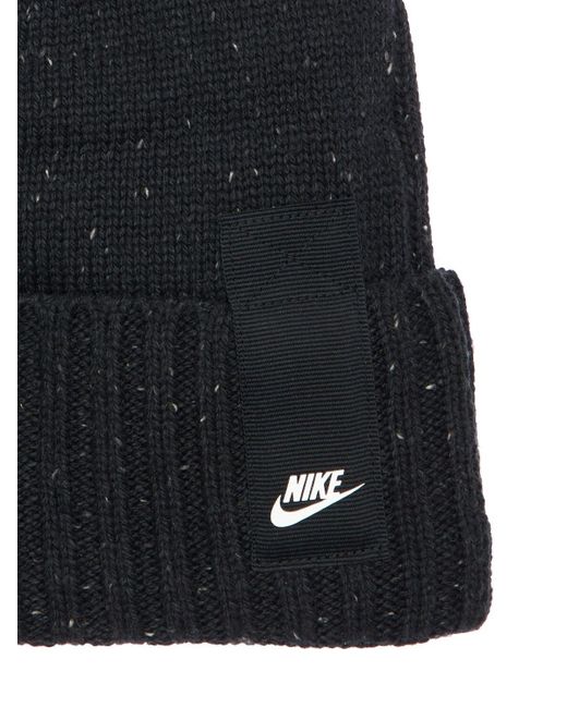 Nike Synthetic Nsw Cuffed Knit Beanie Hat in Black for Men | Lyst UK