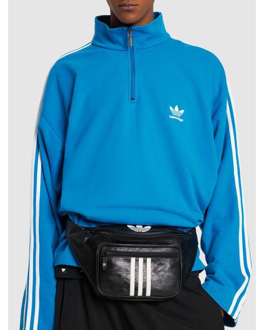 Balenciaga Black Adidas Belt Bag for men