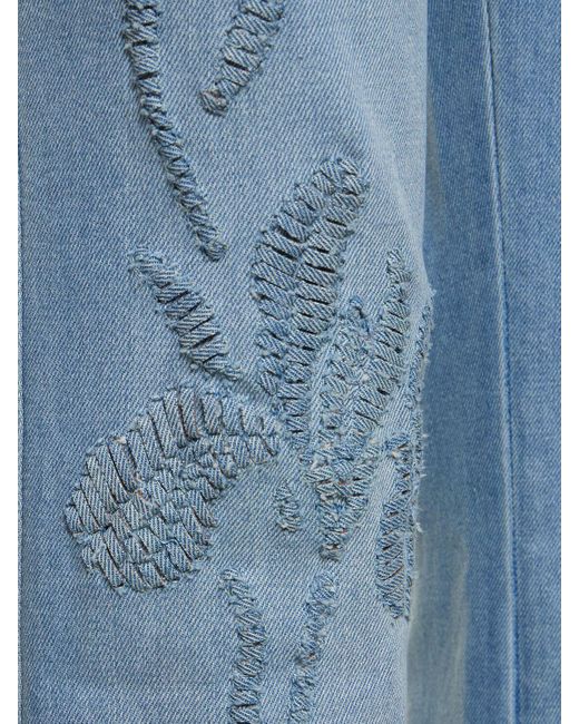 Jeans acampanados de denim Ermanno Scervino de color Blue