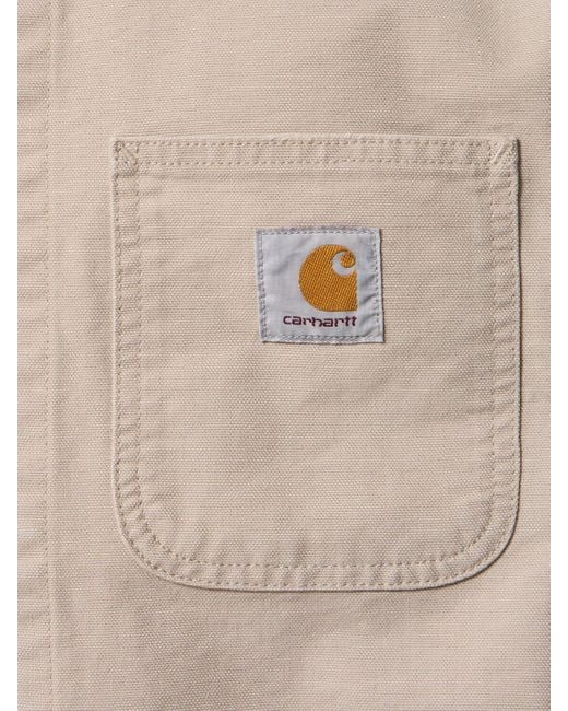 Hombre Chaqueta De Lona De Algodón Carhartt de hombre de color Natural