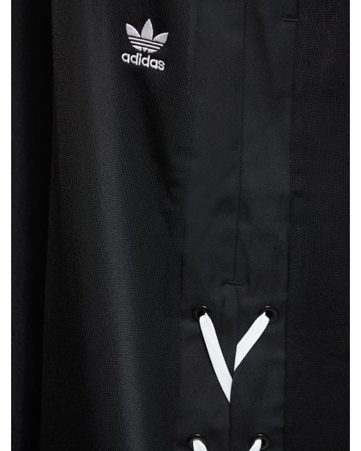 adidas Originals Wide Lace-up Pants in Black | Lyst