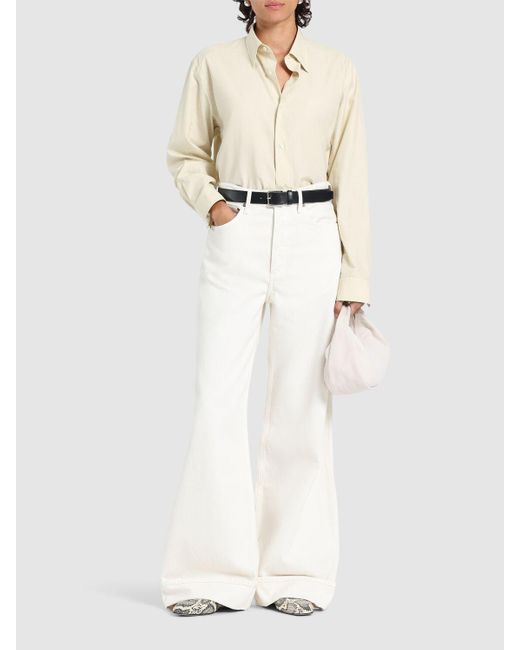 Agolde White Weite Jeans "dame"