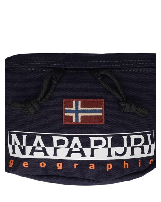 Napapijri Black H-hornby Cotton Belt Bag for men