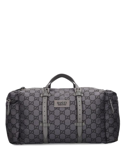 Gucci gg Ripstop Nylon Duffle Bag in Gray for Men Lyst
