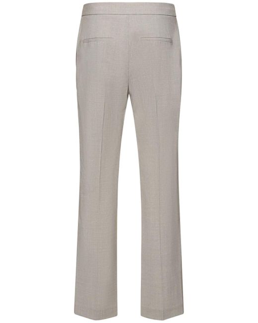 Theory Gray Hose Aus Wolle