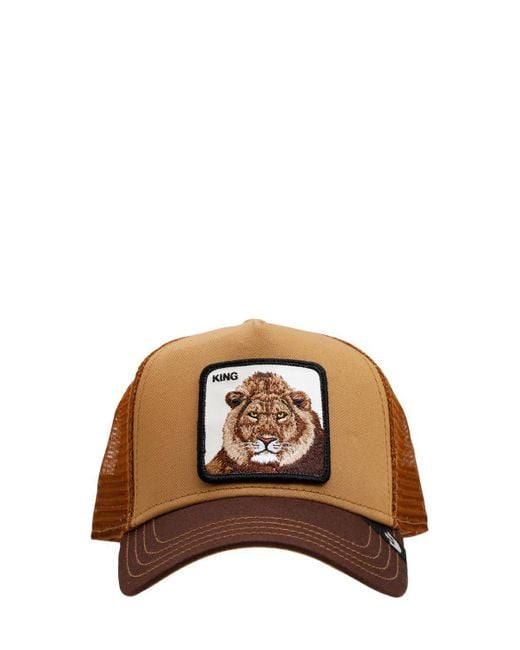 Goorin Bros Brown The Lion King Trucker Hat W/ Patch for men