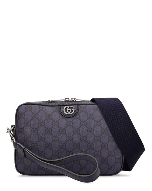 Gucci Blue Ophidia gg Supreme Crossbody Bag for men