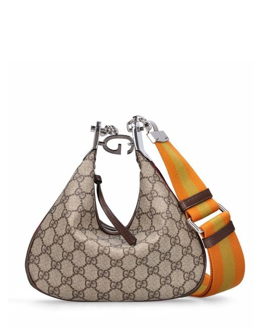 Gucci Mini Attaché gg Supreme Hobo Bag | Lyst UK