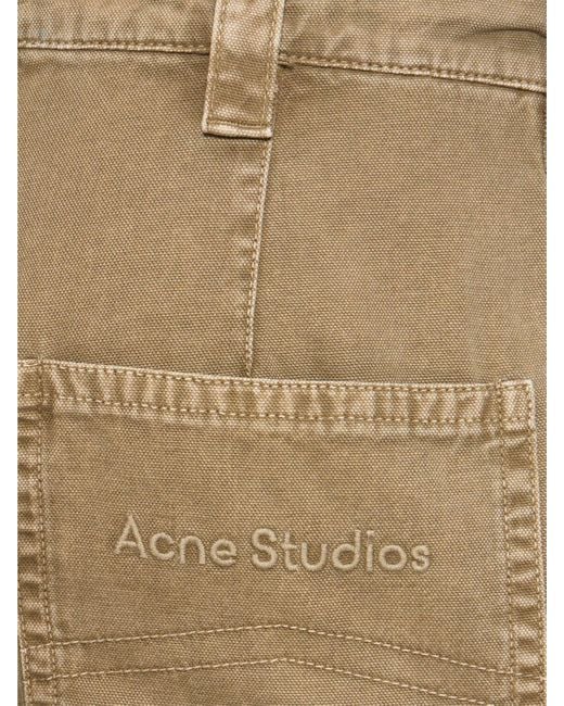 【Acne Studios】Potinal casual cargo jeans Acne Studios Potinal Casual Cargo Jeans in Natural | Lyst