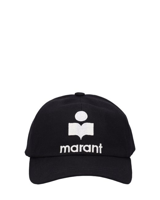 Isabel Marant Black Tyron Cotton Cap