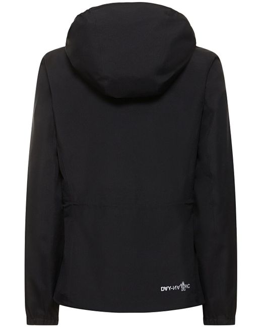 3 MONCLER GRENOBLE Black Valles Hooded Nylon Jacket