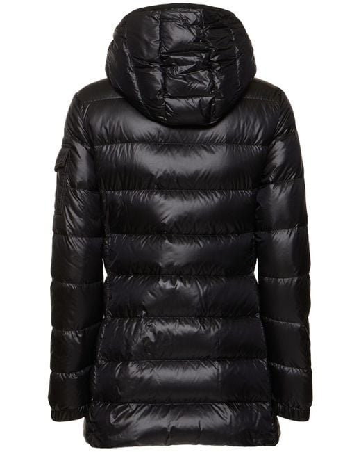 Moncler Black Glements Nylon Down Short Parka