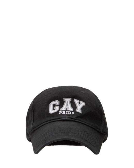 メンズ Balenciaga Gay Pride 2021 キャップ Black
