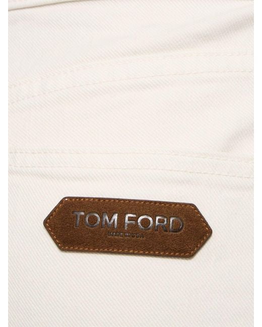 Tom Ford ストレッチデニムフレアジーンズ White