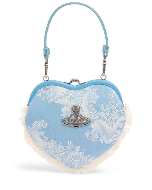 Vivienne Westwood Blue Handtasche "belle Heart Frame"