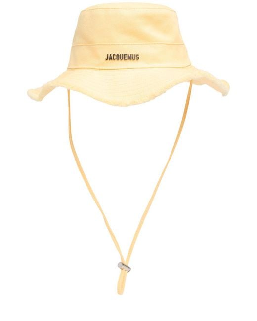 Donna Cappello Bucket Le Bob Artichaut di Jacquemus in White