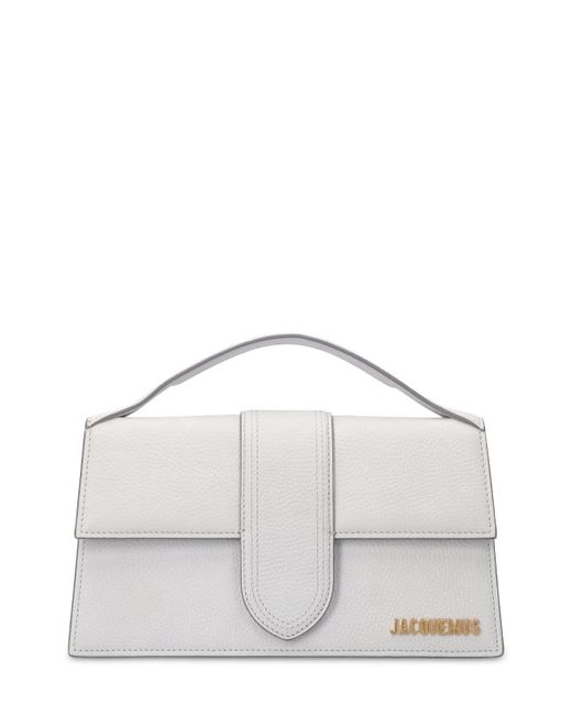 Jacquemus Gray Le Grand Bambino Grained Leather Bag