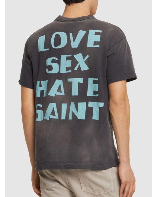 Saint Michael Gray Shermer Academy X Saint Mx6 T-shirt for men