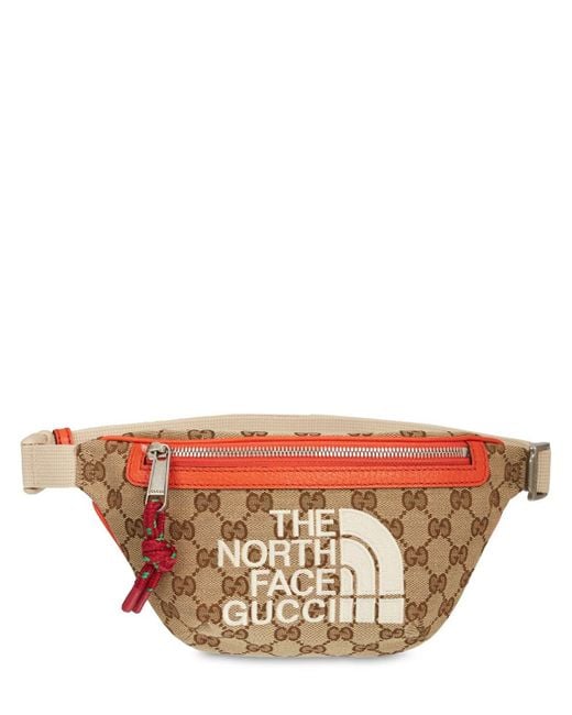 Gucci Multicolor X The North Face GG Canvas Belt Bag for men