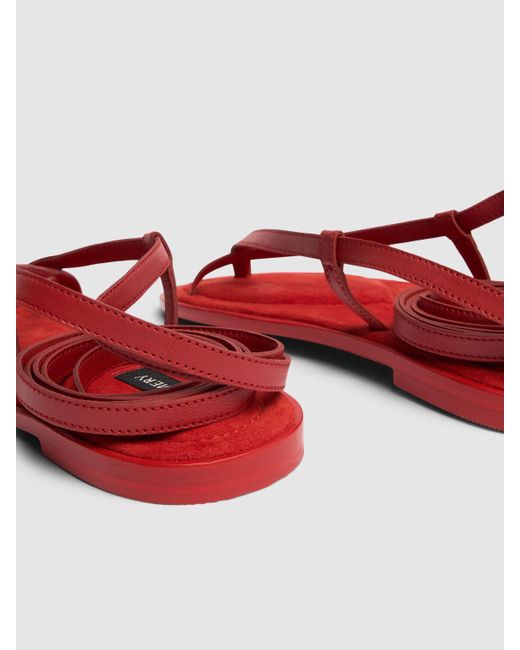 Sandalias de ante 10mm A.Emery de color Red
