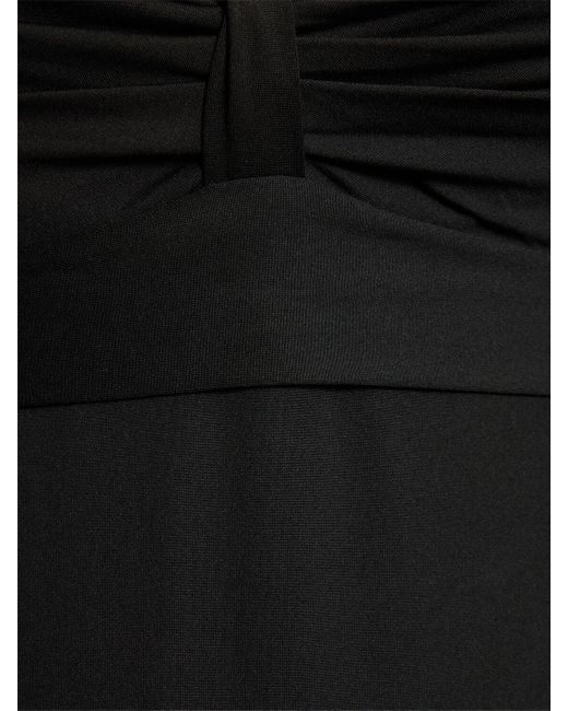 Costume intero chiara in jersey di Max Mara in Black