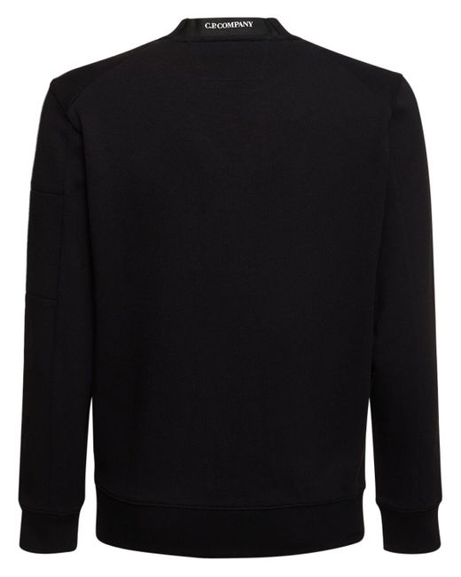 C P Company Sweatshirt Aus Baumwollfleece in Black für Herren