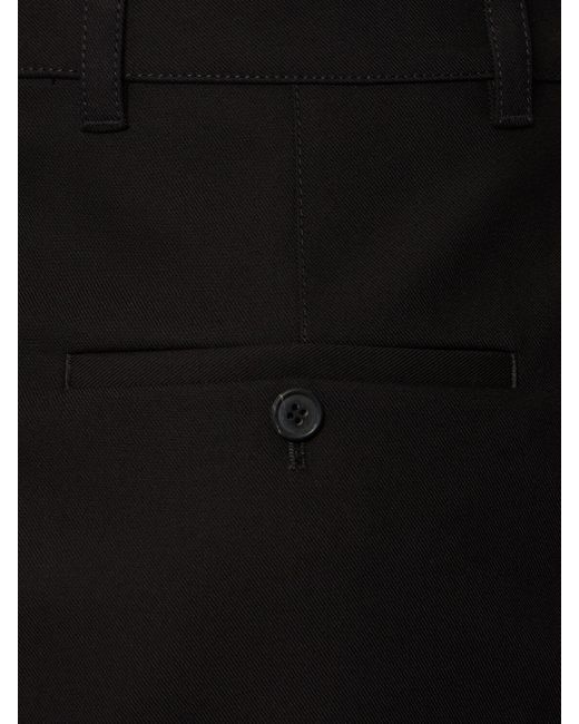 Wardrobe NYC Black Cotton Drill Maxi Column Skirt
