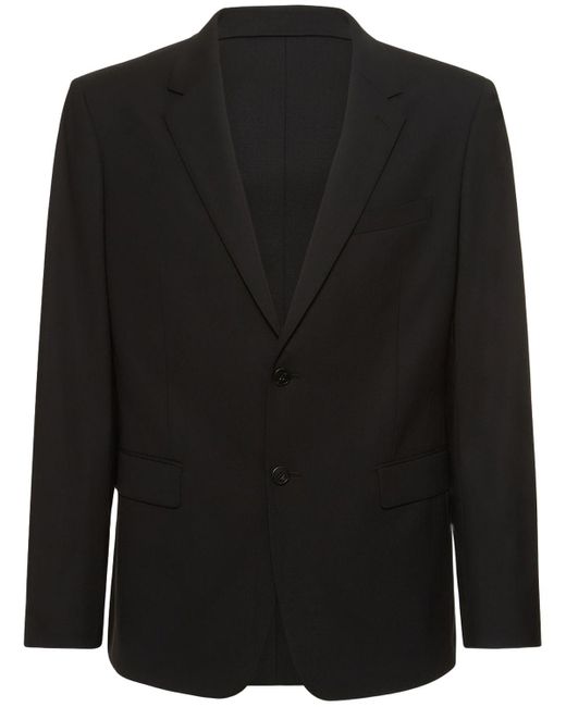 Theory Black Chambers Wool Tailored Jacket for men