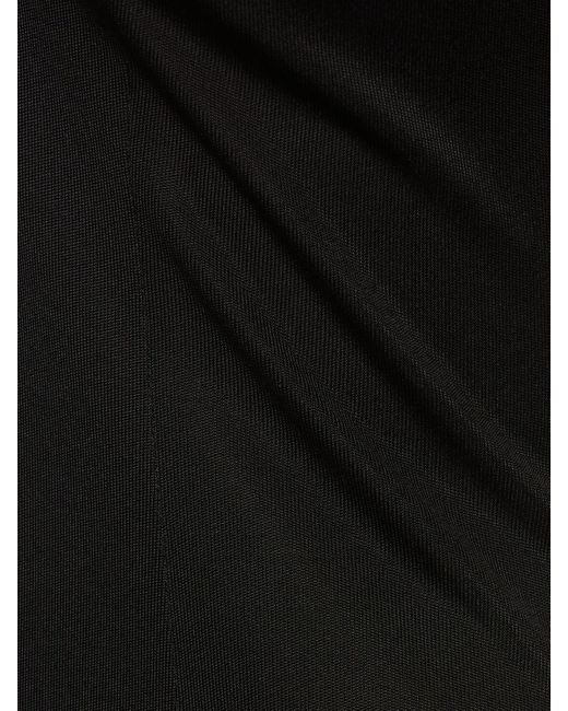 Robe bustier mi-longue en jersey Galvan en coloris Black