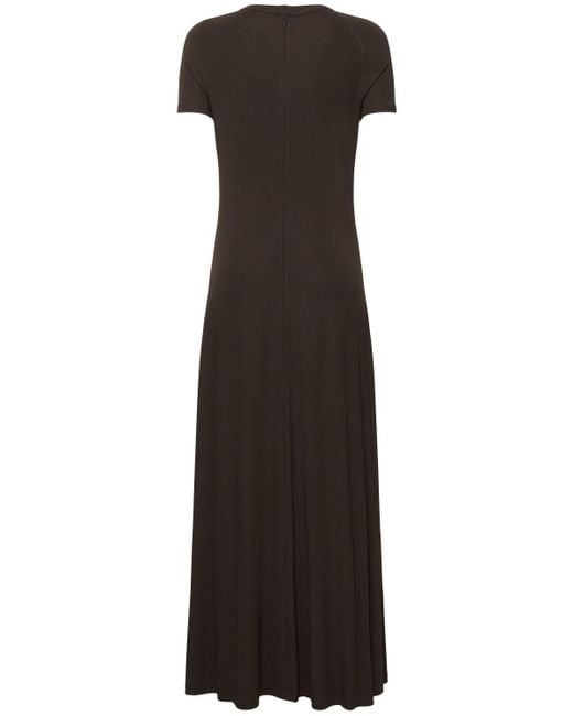 Totême  Black Damen Langes Jersey-Kleid