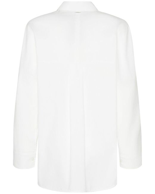 Max Mara Conero コットンオックスフォードシャツ White