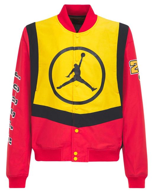 Nike Jordan Sport Dna Bomber Jacket in Red/Yellow (Yellow) for Men | Lyst