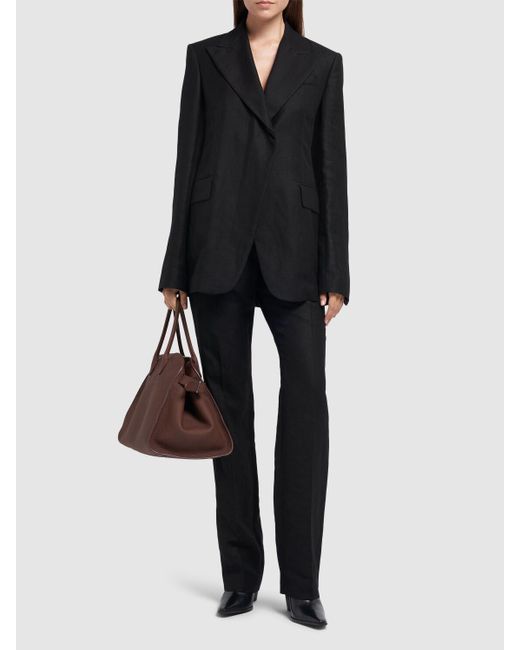 【送料&関税込】Sportmax Pants Raoul Sportmax Raoul Straight Pants in Black | Lyst