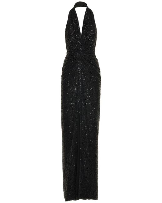 costarellos black gown