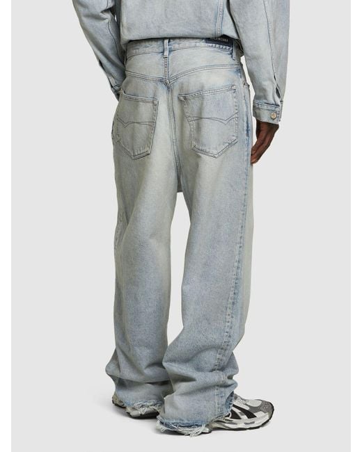 Organic japanese cotton denim jeans di Balenciaga in Gray da Uomo