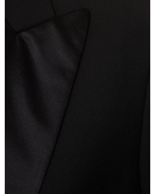 Abrigo largo de lana Wardrobe NYC de color Black