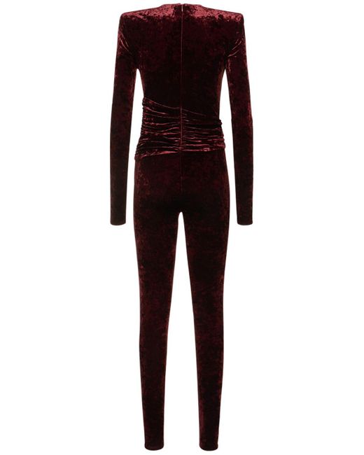Crushed hotsell velvet overalls