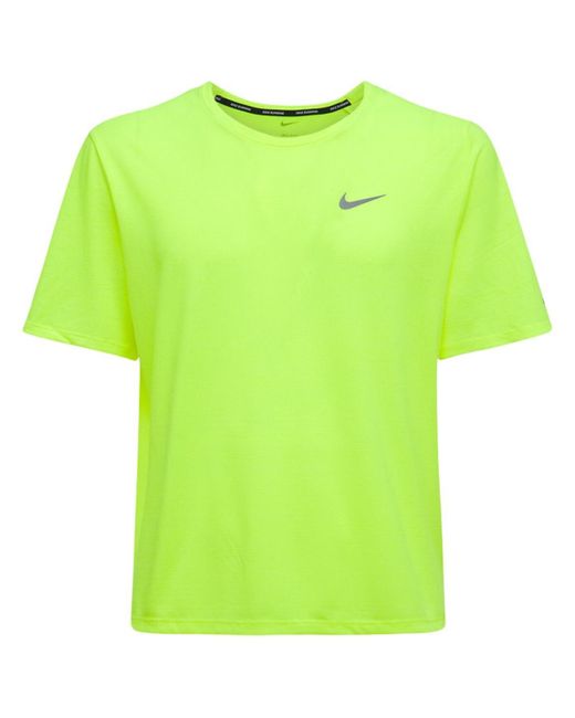 Nike Dri-fit Running T-shirt in Green for Men - Lyst