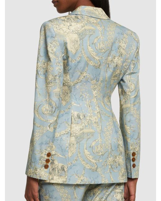 Veste en jacquard à boutonnage simple lauren Vivienne Westwood en coloris Blue
