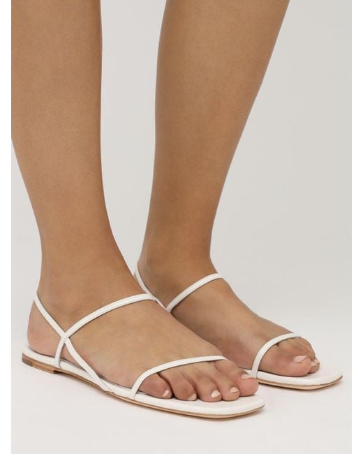 studio amelia white sandals
