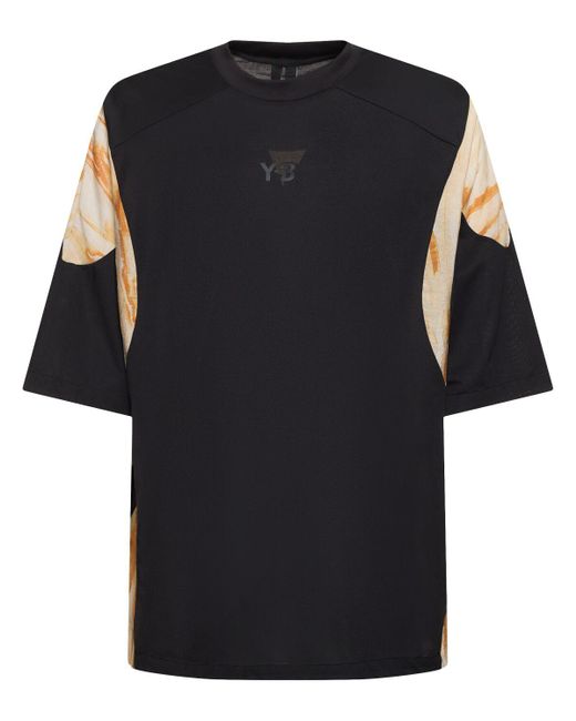 Camiseta rust dye Y-3 de hombre de color Black